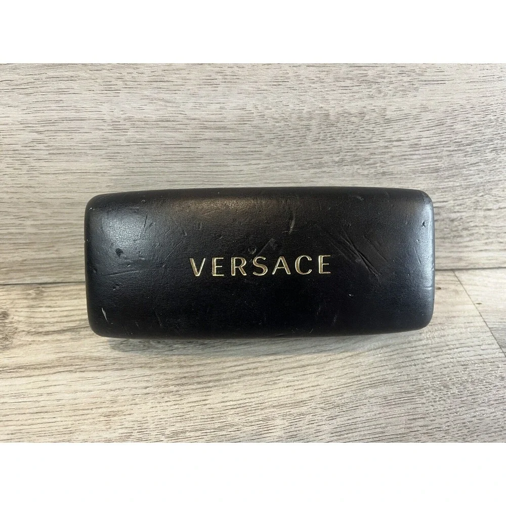Versace Sunglasses Eyeglasses Case Only‎ Hard Case Clamshell Black